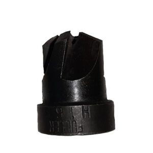 A black plastic cap with the word " surf " written on it.